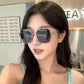 Lunettes de soleil polarisées fines à grande monture avec protection UV
