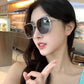 Lunettes de soleil polarisées fines à grande monture avec protection UV