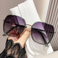 Lunettes de soleil polarisées fines à grande monture avec protection UV