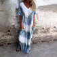 💥Nouveauté à moitié prix💗Robe ample imprimée col V