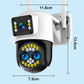 Caméra de Surveillance HD à Vision Nocturne Double Écran