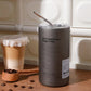 Gobelet à Café en Acier Inoxydable avec Paille