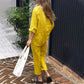 Ensemble 2 Pièces pour Femmes - Chemise et Pantalon Oversize
