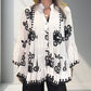 Haut à Volants Imprimé de Style Boho pour Femmes