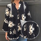 Haut à Volants Imprimé de Style Boho pour Femmes
