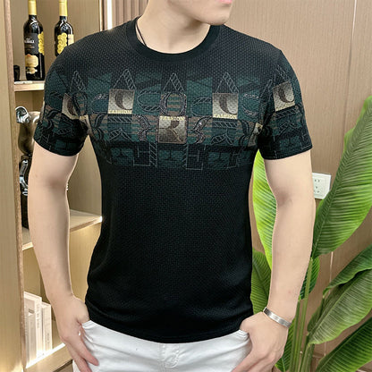 T-shirt d'Été Imprimé pour Hommes