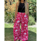 Pantalon à jambes larges imprimé pour femmes