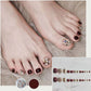 Kit Délicat de Faux Ongles d'Orteils Brillants