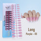 240PCS Faux Ongles Français à Presser