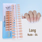 240PCS Faux Ongles Français à Presser