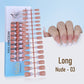 240PCS Faux Ongles Français à Presser