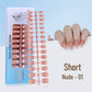 240PCS Faux Ongles Français à Presser