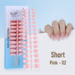 240PCS Faux Ongles Français à Presser