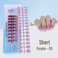 240PCS Faux Ongles Français à Presser