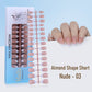 240PCS Faux Ongles Français à Presser