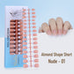 240PCS Faux Ongles Français à Presser