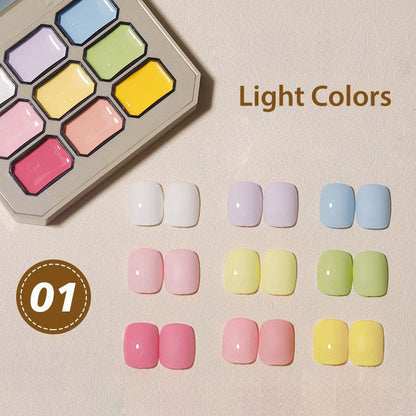 Ensemble de vernis à ongles crémeux et coloré