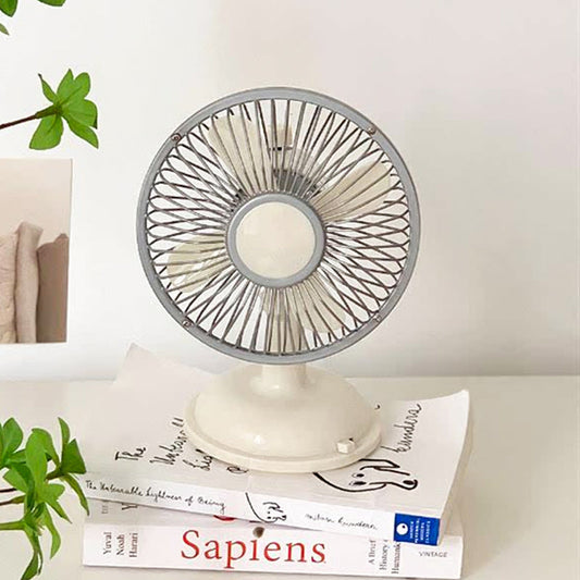 Ventilateur de Bureau Simple, Portable et Rétro