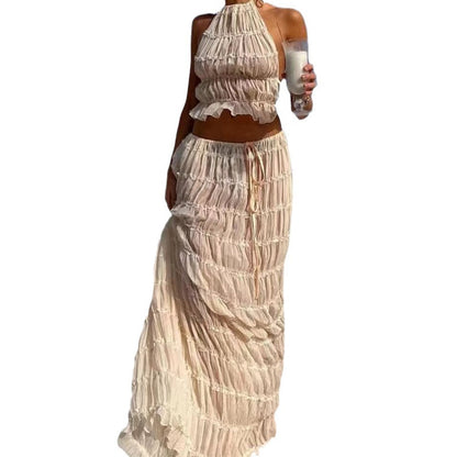 ✨Limited Time Half Price-Women's Two Piece Ultra Short Skirt Set