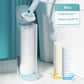 Brosse de Toilette Jetable avec Têtes de Rechange