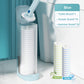 Brosse de Toilette Jetable avec Têtes de Rechange