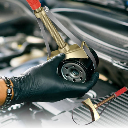 Clé à Filtre à Huile Automobile avec Sangle Ajustable en Acier
