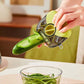 Mini éplucheur de légumes et fruits en acier inoxydable 3-en-1