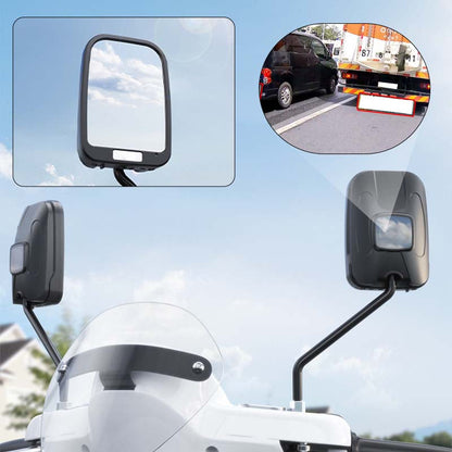 1 Paire d'Enregistreurs de Conduite Moto Étanches avec Vision Nocturne