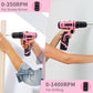 Perceuse Visseuse Sans Fil Rose avec Réglages de Couple 25+1