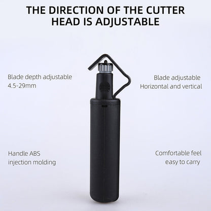 Dénudeur de Câble Rond 4,5-29 mm - Outil de Coupe Réglable