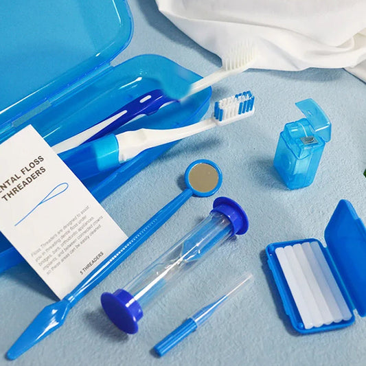 Kit de 8 pièces pour soins bucco-dentaires orthodontiques