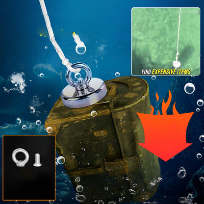 Ensemble de Aimant de Sauvetage Magnétiques pour Grandes Profondeurs✅