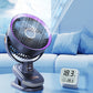 Ventilateur Oscillant Automatique Portable et Rechargeable à Pince