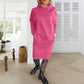 Robe à Capuche Doublée en Molleton avec Poches pour Femmes