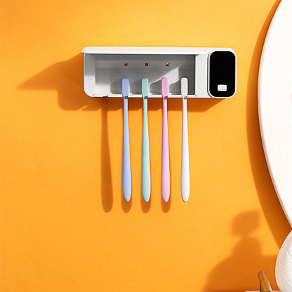 Porte-brosse à Dents Intelligent avec Fonction de Stérilisation et de Désinfection