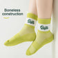 Chaussettes en maille respirante sans couture et anti-boulochage pour enfants et adolescents