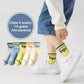 Chaussettes en maille respirante sans couture et anti-boulochage pour enfants et adolescents