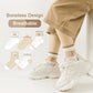 Chaussettes en maille respirante sans couture et anti-boulochage pour enfants et adolescents