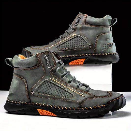 💥Livraison gratuite💥sylish cousue à la main Flat Sole Boots Men's 💥ultimate Comfort💥