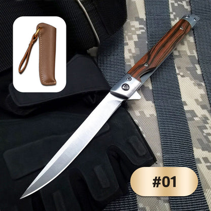 50 % de réduction 🔥 Couteau pliant à manche en bois -- 🗡️ Jusqu'à épuisement des stocks