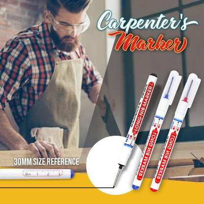 🔥Marqueur Polyvalent à Longue Pointe pour Menuiserie
