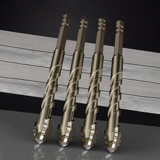 📢Durée limitée 50% de réduction🔧✨ Ensemble de broches de forage en grille de diamant de 4 pièces - broches de forage en carrelage/verre/marbre/béton (conception eccentrique à 4 flûtes améliorée en 2025)