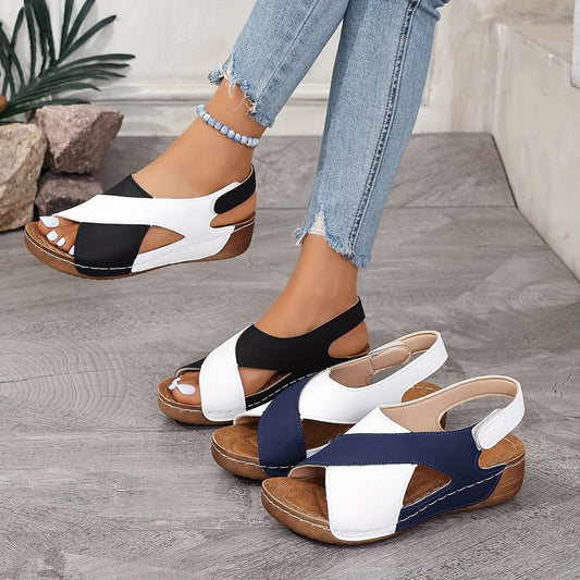 🔥Promotion du dernier jour 50% de réduction 🏖️Sandales orthopédiques à talons inclinés ultra confortables pour femmes