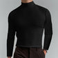 👕 49% DE RÉDUCTION ! ✨ T-shirt Homme à Col Montant - Coupe Adjustable et Tissu Respirant, Idéal pour Sport ou Quotidien 🏃‍♂️📦
