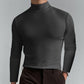 👕 49% DE RÉDUCTION ! ✨ T-shirt Homme à Col Montant - Coupe Adjustable et Tissu Respirant, Idéal pour Sport ou Quotidien 🏃‍♂️📦