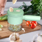 🥦🛒 PROMO FLASH : 50% DE RÉDUCTION ! 🔋 Hachoir Électrique Rechargeable à Main – Moteur 30W & Lames Inox Interchangeables – Capacité 280ml – Compact & Portable – Idéal Salades & Sautés 🥗