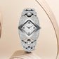 💎49% de réduction ⌚Montre à quartz rétro pour femme avec strass scintillants✨