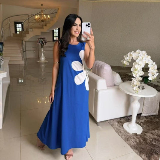 💞 Limited Time Half Price - Elegant Printed Sleeveless Women's Dresses (Robes élégantes sans manches imprimées)