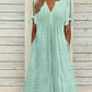 💖Limited Time Half Price-Elegant V-Neck Cutout Women's Dresses