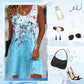 🌺Limited Time 50% Off-Women's Sleeveless Floral Summer Dresses